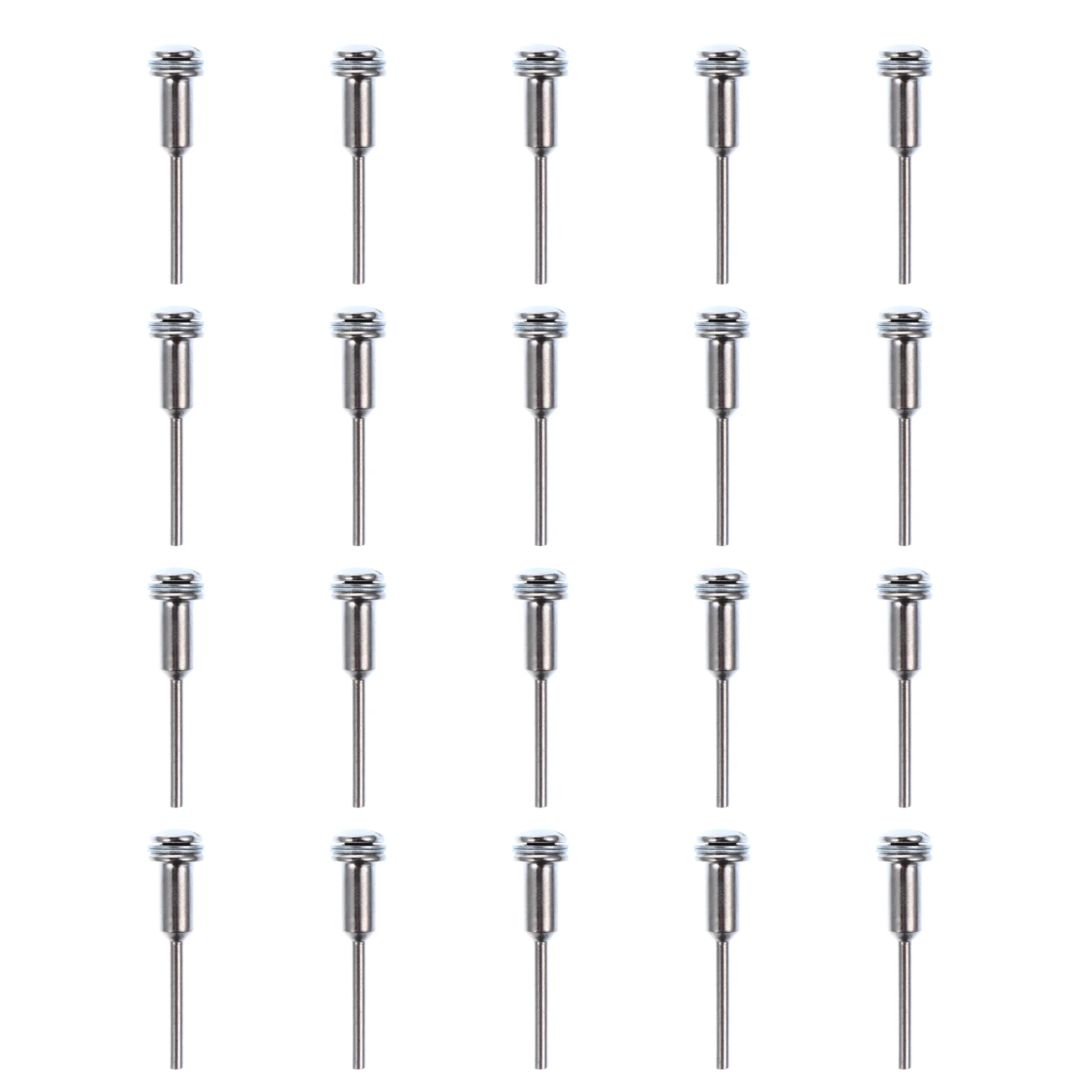 

20 Pcs Sandpaper Clamp Rods High Speed Steel Durable Connecting Premium Clamping Grinding Polishing Tools Accessories