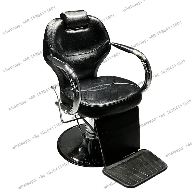 

Hydraulic Lifting Barber Chair Rotatable Pink Gold Salon Chair