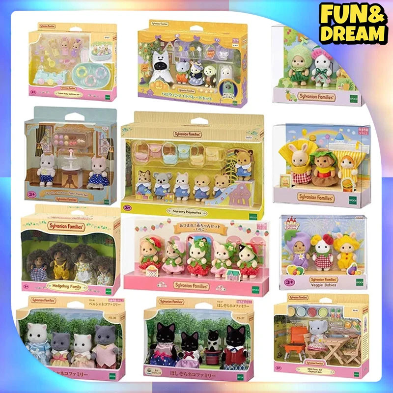 

Original Sylvanian Families Figure Ternurines Wholesales Sylvanian Family Accesorios Room Decoration Children Toys Birthday Gify