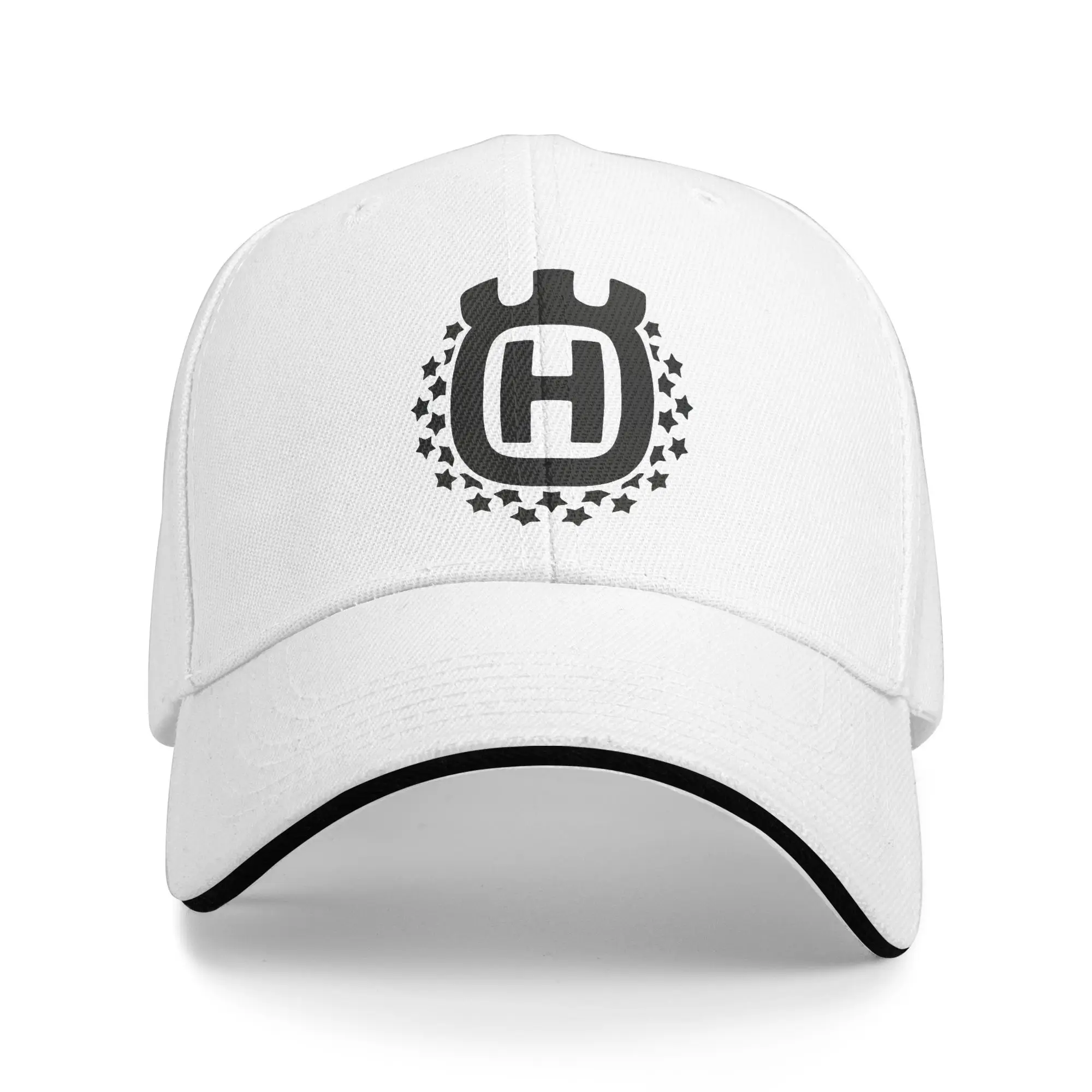 Summer Husqvarna Print Baseball Cap  Running Hippie Fashion Custom DIY Sun Trucker Hat Unisex Men Sun-Proof Snapback Cap