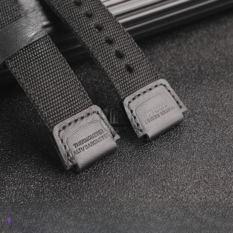 Substituição Fold Buckle Watch Strap, correia de nylon durável, W-218H 1100 AE-1200 400 W-Interface convexa S210, 18mm