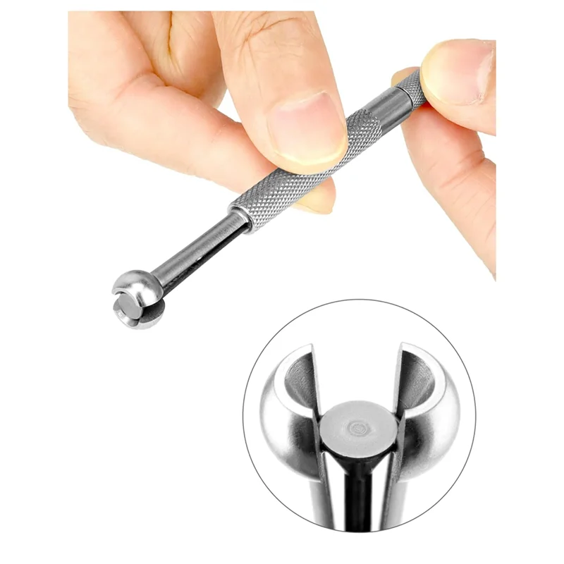 Набор телескопических датчиков диапазона от 1/8 до 1/2 дюйма и стального щупа с двойной маркировкой