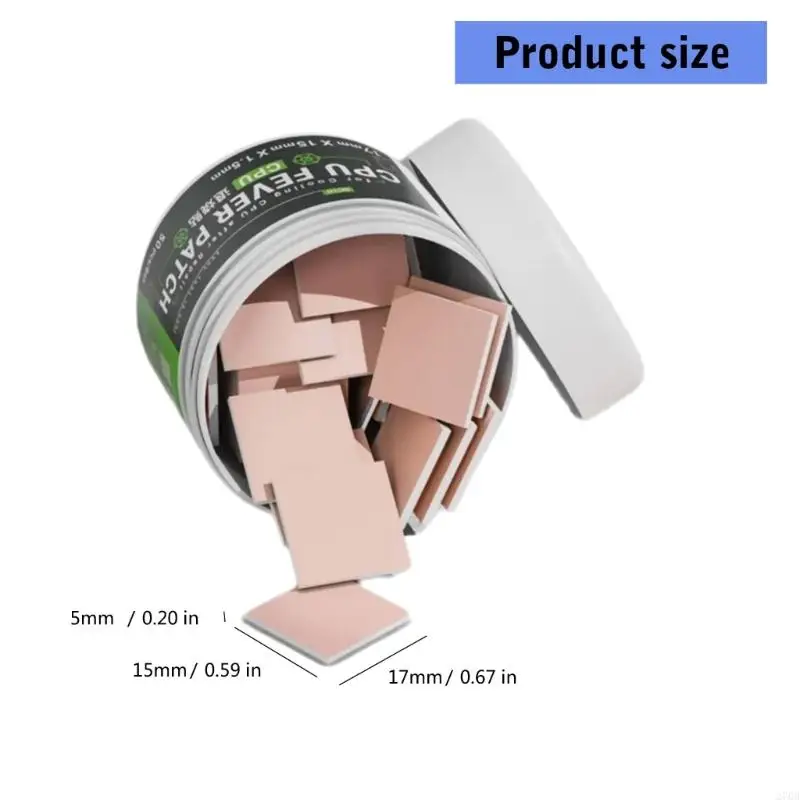 270b Силиконовые тепловые наборы из 50 для эффективного рассеяния тепла в устройствах