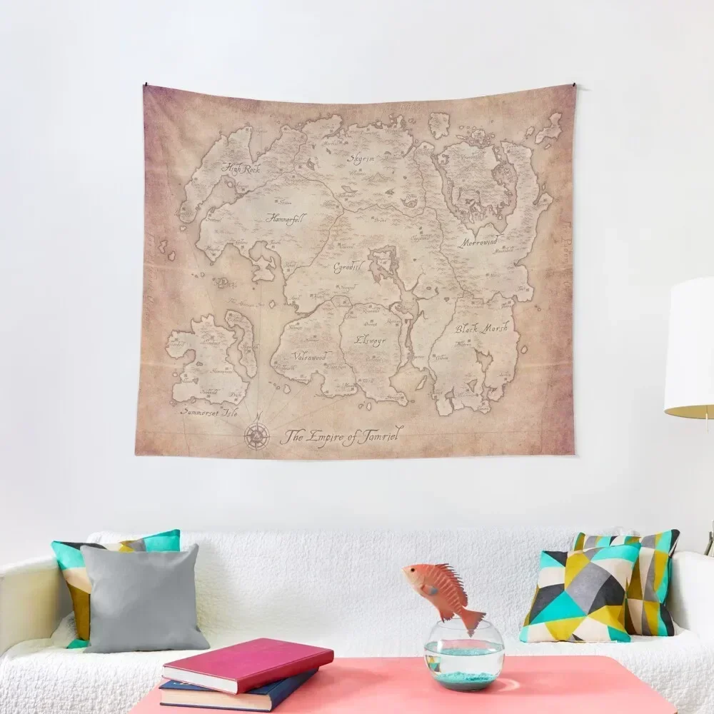 

Tamriel Tapestry Room Decoration Aesthetic Decor For Room Tapestry