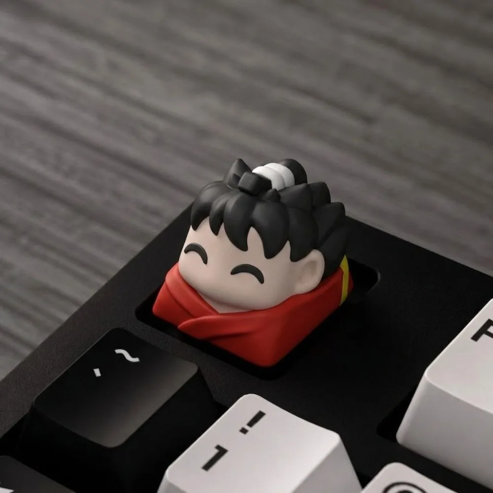 Anime Character Keycaps, Highly Detailed Image, universal Personality Keys with Cross Shaft Design, Keyboard Decoration