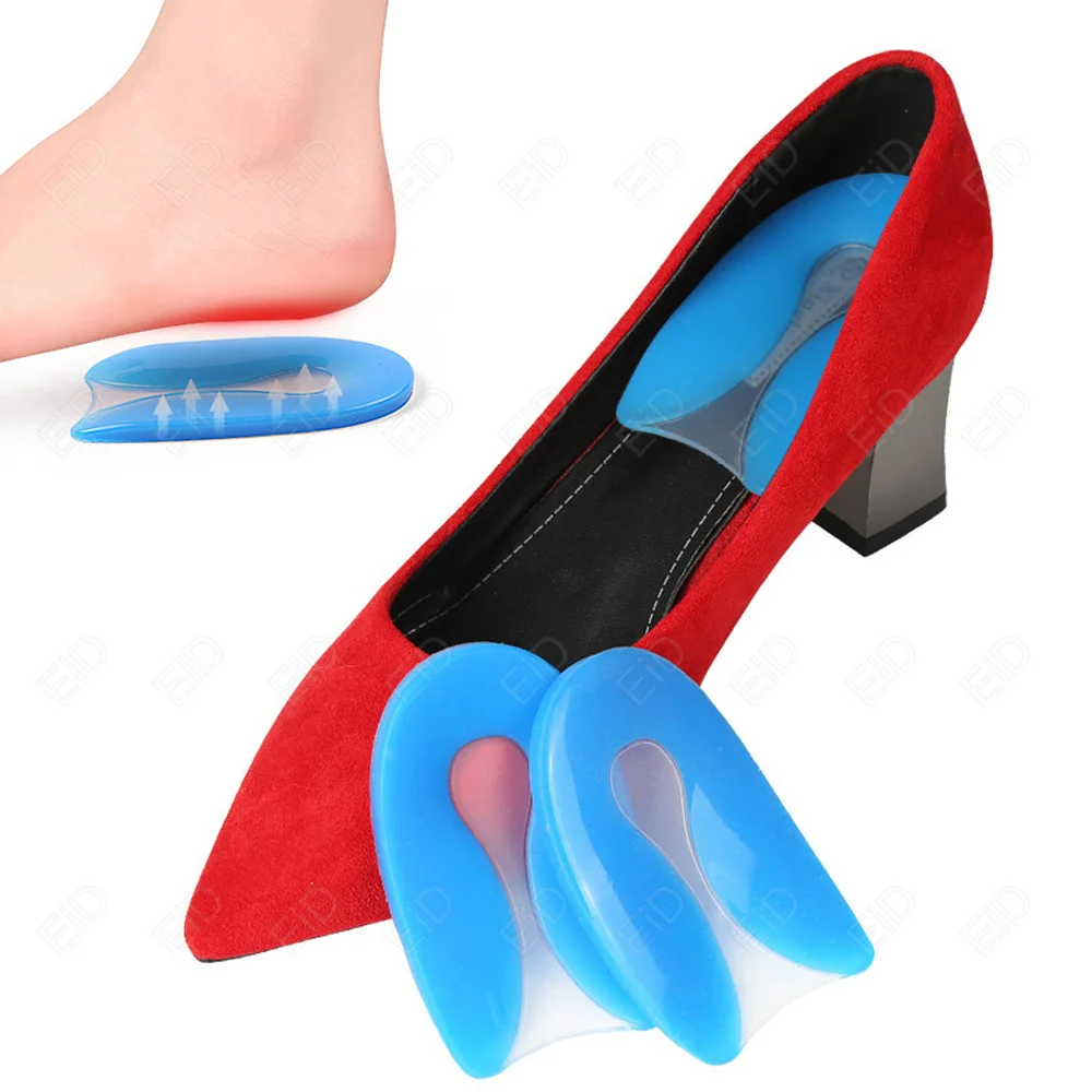 Gel Stable Heel orthopedic Insoles for plantar fasciitis Heel Cup for Calcaneal Pain Health Feet Care Support spur feet cushion