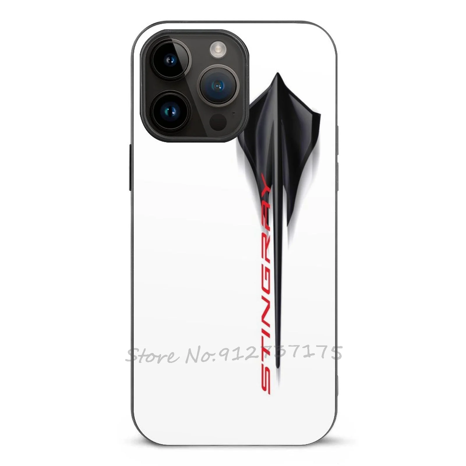 New Corvette Stingray Logo Phone Case For Iphone 16 15 14 13 12 11 Plus Pro Max Mini Xr 7 8 Tpu Soft Silicone Cover Car Muscle