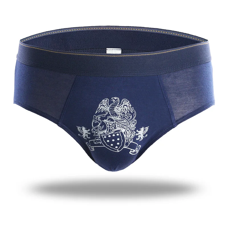 

4PCS Men's modal boxer shorts, soft, comfortable, breathable, trendy four-corner briefs.