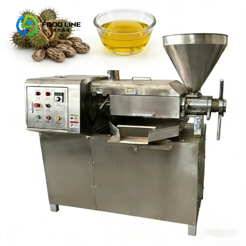 Customized High Efficiency 6YL-80 Oil Extractor, 150-300kg/h Commercial Cold Press Machine for Peanut & Soybean