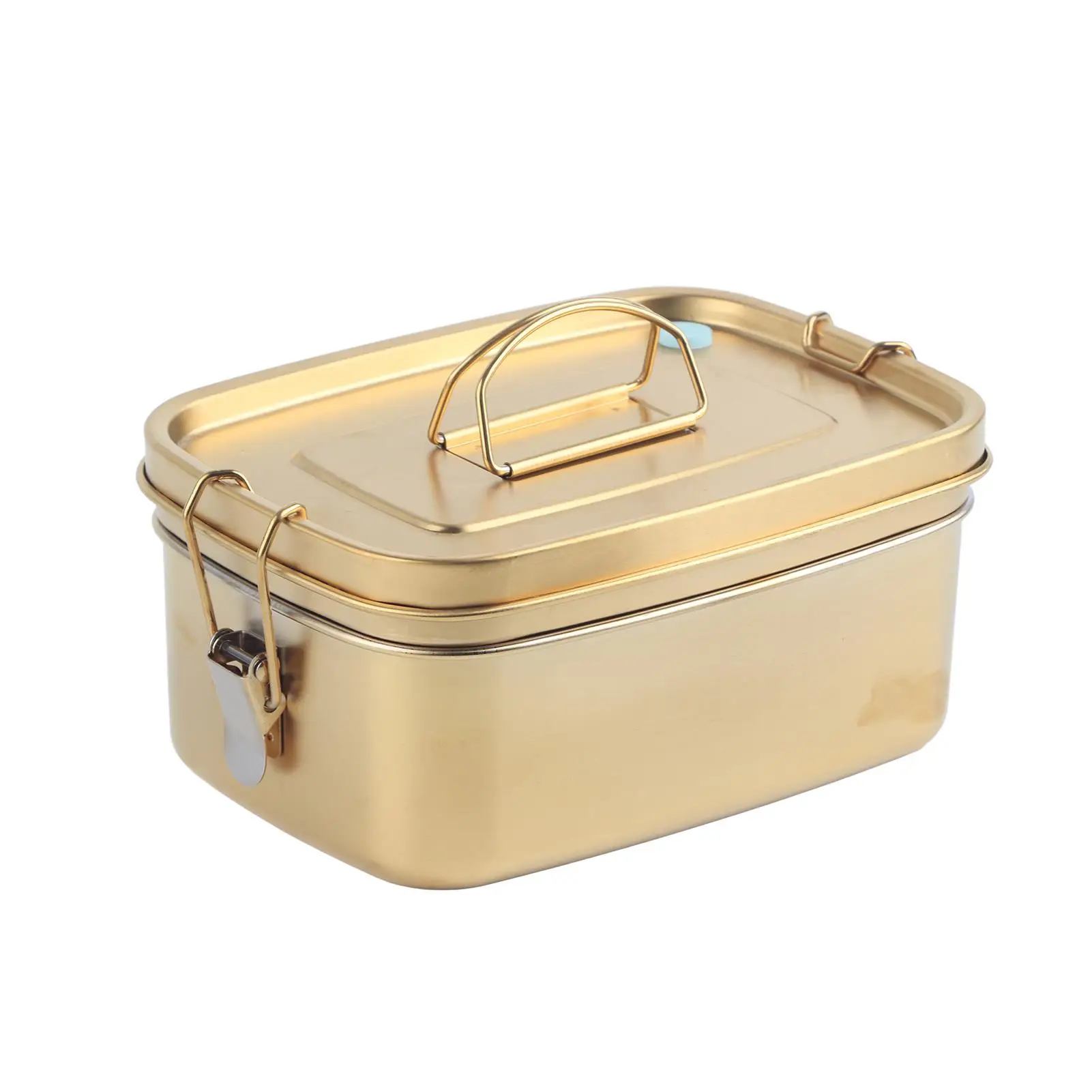 

1.5L 304 Stainless Steel Lunch Box - Durable Dinnerware for office & for school Use