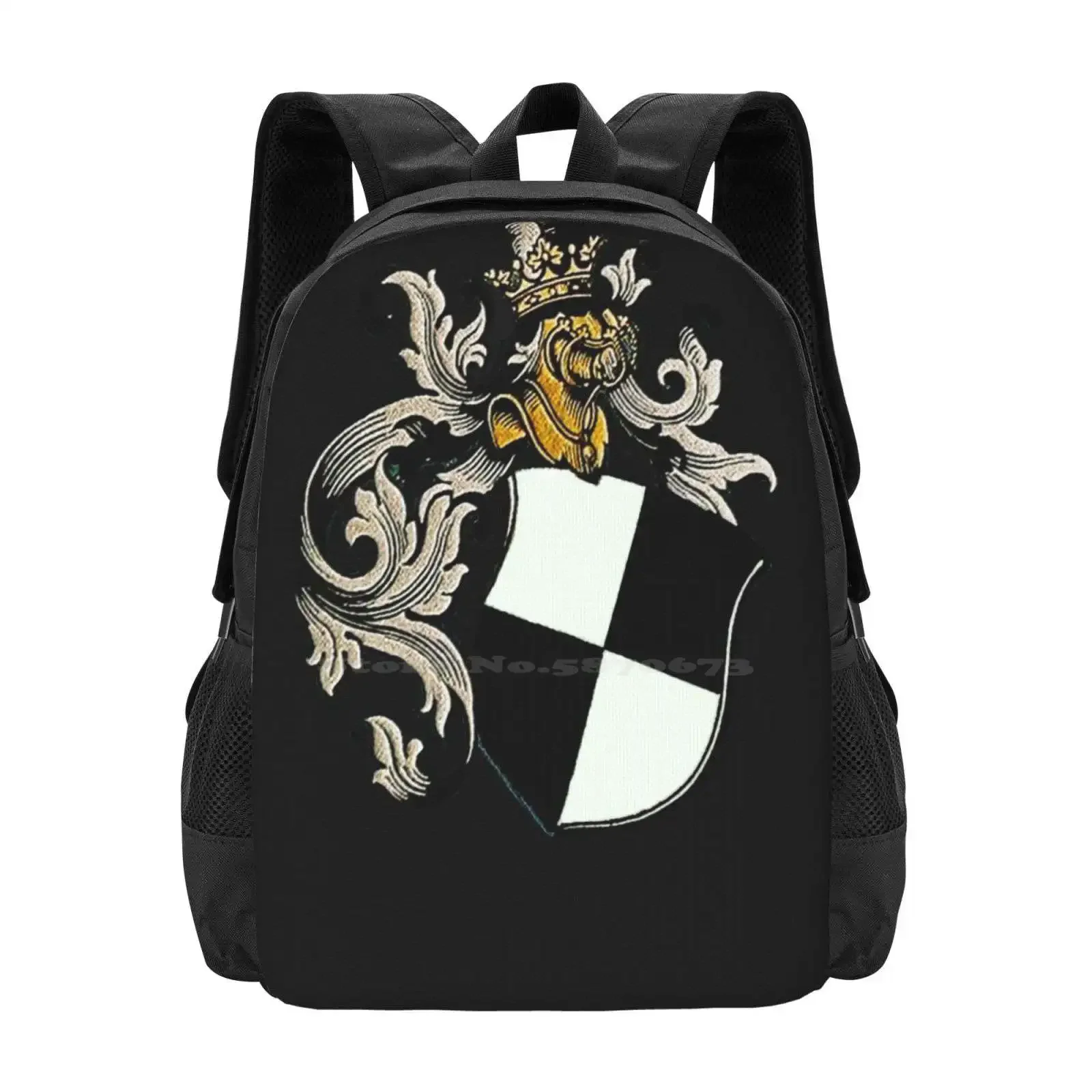 

Hohenzollern Coat Of Arms Pattern Design Laptop Travel School Bags German Coat Of Arms Vintage Germany Deutsches Reich Preussen