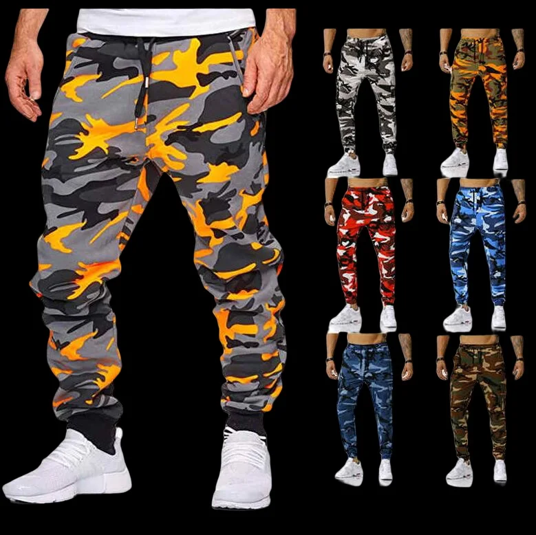 

Men's Sweatpants Camouflage Print Outdoor Sport Jogging Fitness Casual Trousers Tactical Clothing Men Pants