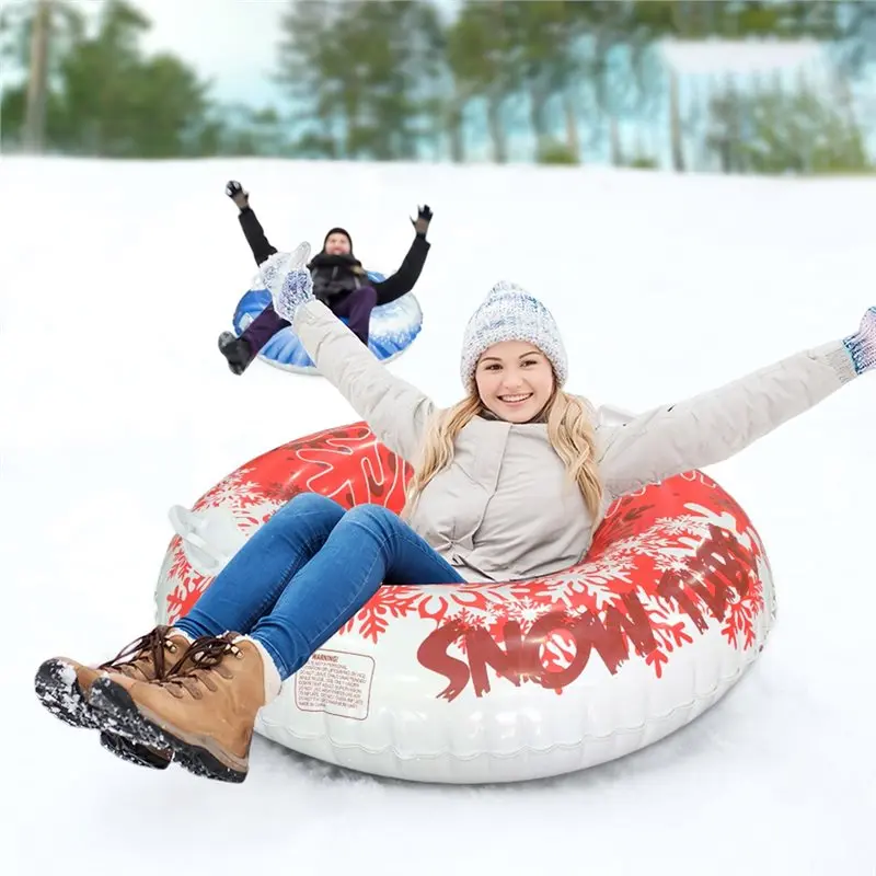 

B11A-Thickened Heavy-Duty Sled With Handles Adult Inflatable Snow Tube For Winter Outdoor Sports Equipment For Family Activities