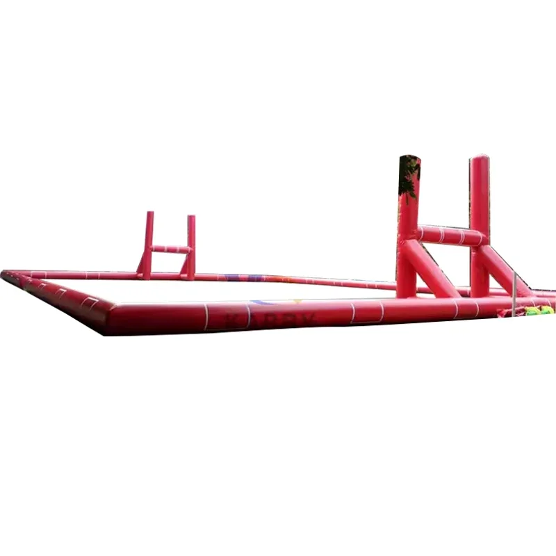 Terrain de Rugby Gonflable en Plein Air pour Enfant et Adulte, Jeu de Poste