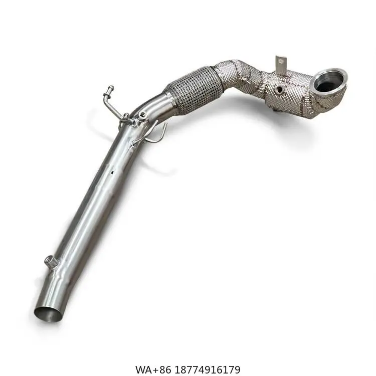 

Подходит для Q3 2.0T 2020-2023 дренажная труба из нержавеющей стали с высоким расходом и дренажной трубой катализатора GPF