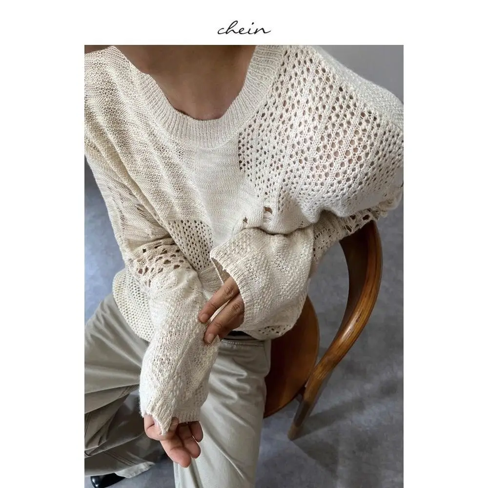 

Мужской вязаный свитер в японском стиле в стиле ретро, осень-зима, ленивый, богатый, шерстяной, повседневный, на молнии, свободный крой, длинный, слэ...