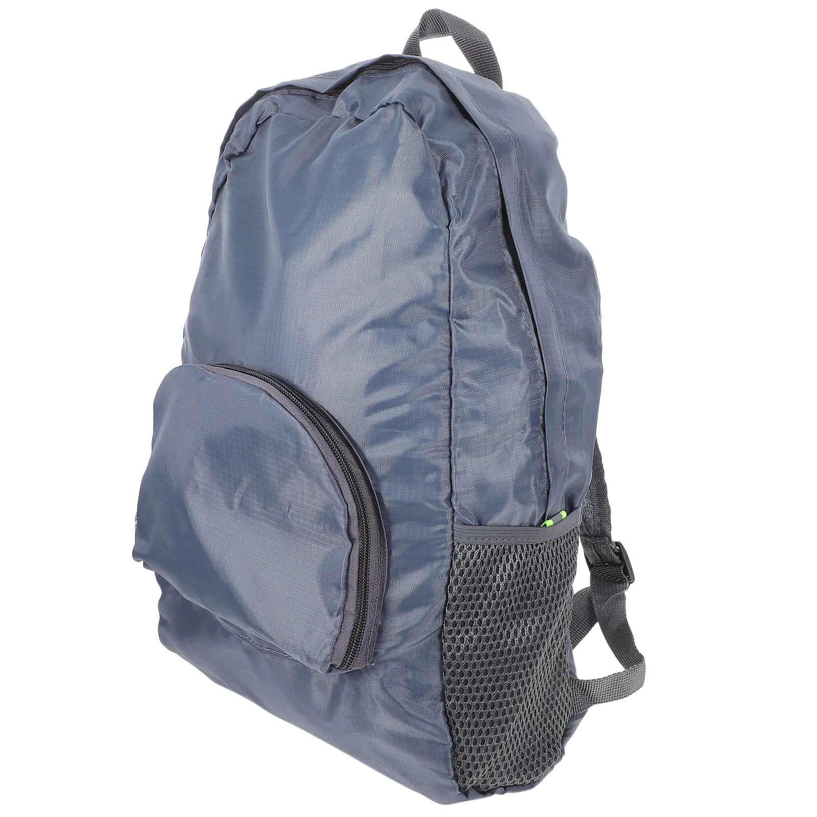 

Foldable Backpack Waterproof Large Capacity Lightweight Outdoor Travel Bag For Hiking Camping Sports Grey Home Daily Use
