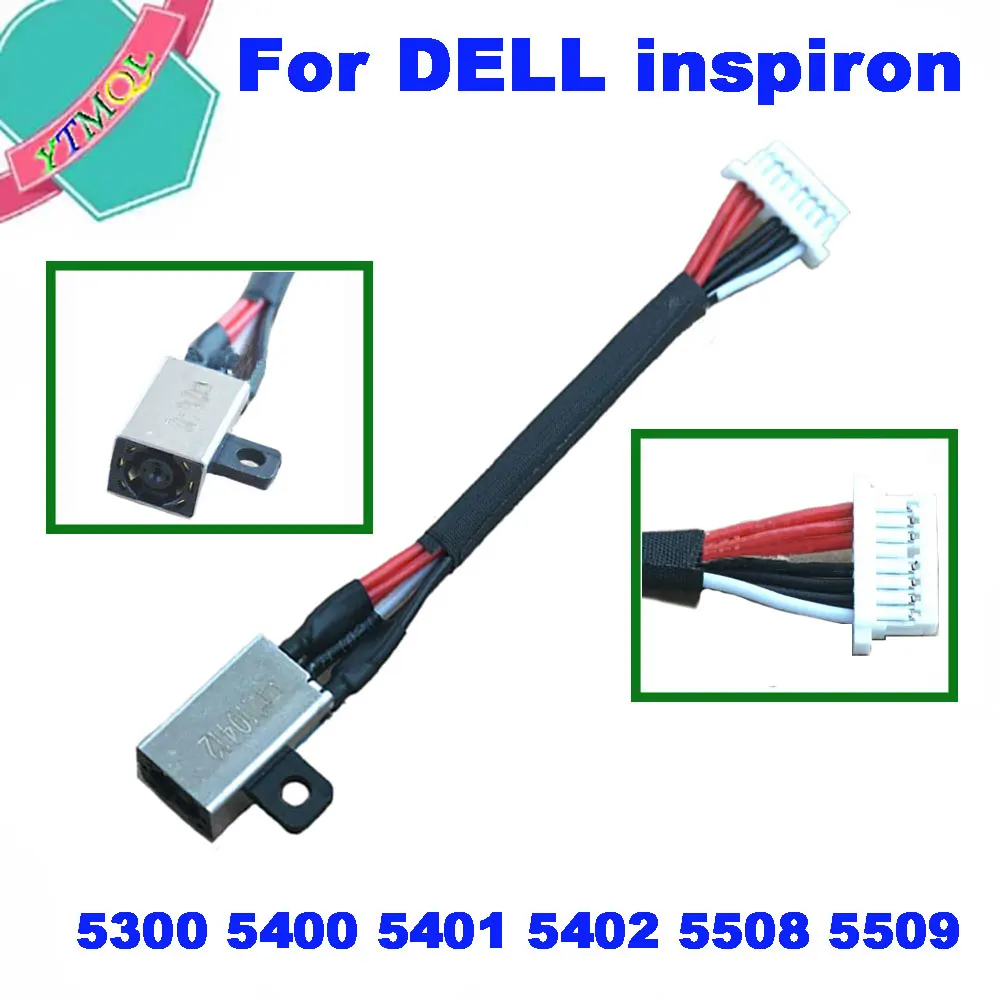 

1-5Pcs Portatil Dc Power Jack Cabo Conector Para For Dell DELL inspiron 5300 5400 5401 5402 5508 5509