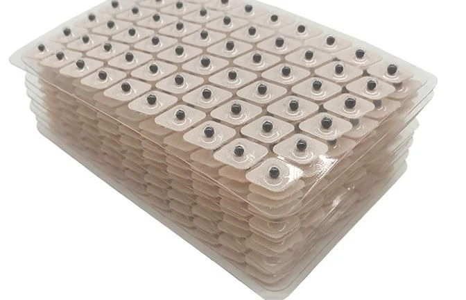6000 PCS of ear post auricular application cowherb seed seed massage stick the model diagram of human ears of double ear bean pr