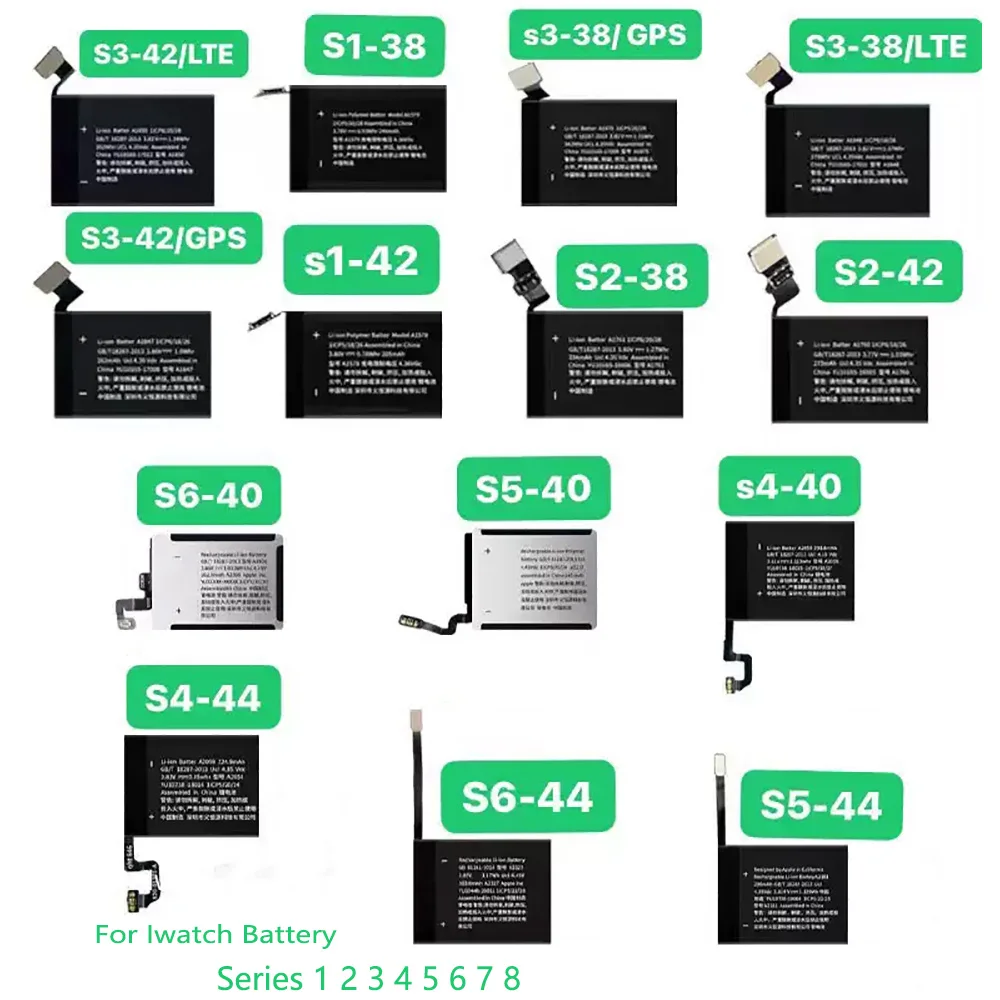 Replacement Oirignal Battery For Apple watch series 1 2 3 4 5 SE 6 7 8  Ultra 49mm  A1579 A1760 A1761 A1847 A1875 A2058 A2059