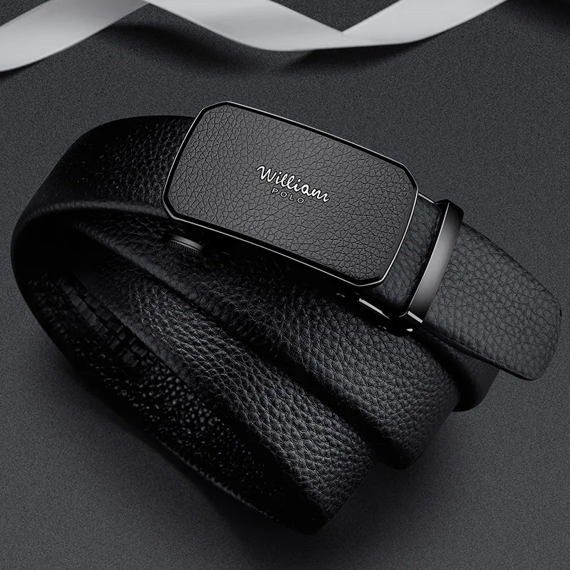 

Men's business automatic buckle genuine leather belt trend belt high-end fashion personalized belt