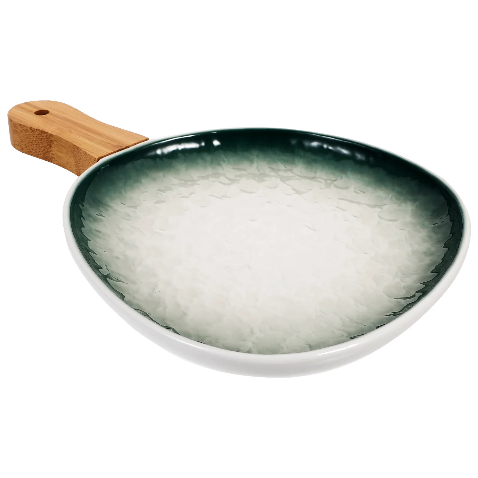 

1pc Dish Wood Food Handle Food Serving Dessert Serving Tray Kitchen Salad Steak Plate Wood Handle Dessert Plate Barware