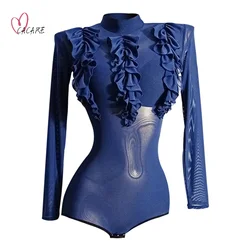 Tanz oberteile Frauen Trikot Body für Latin Ballsaal Wettbewerb Kleider Walzer Tanz kleider Standard Flamenco Kostüm d0737