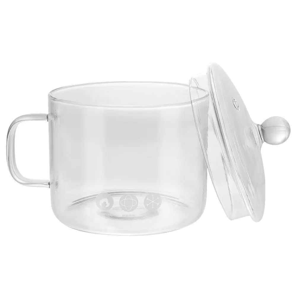 

Кастрюля из боросиликатного стекла, плита, кастрюля для тушения, термостойкая кухонная утварь для супа, тушеная мясная лапша