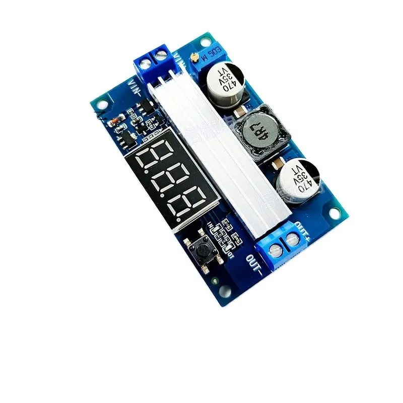 DC-DC Power 100W 3.0 to 35V liter 3.5 to 35V with digital display voltmeter adjustable voltage booster module
