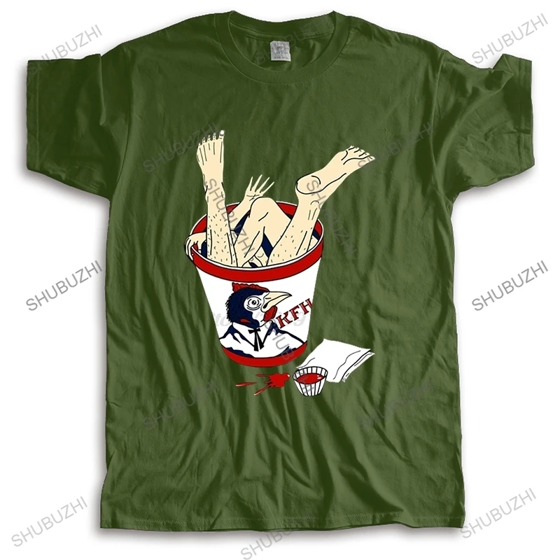 Bianco Manica Corta Personalizzata Fritto Gambe Vegetariano Vegan Umani T Shirt da Uomo Geek 3XL Squadra lustige tops T-Shirt