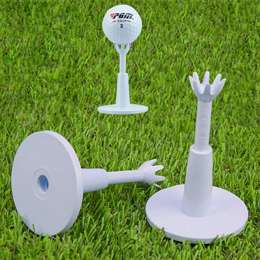 PGM 2 pcs Golf Tee AdjustaBle Soft Golf Ball Holder Anti-flying Self Standing Sport QT019