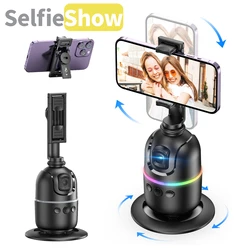 Selfieshow P03 стабилизатор 360 ° автоматическое отслеживание лица AI Gimbal All-in-one Настольный держатель для телефона Штатив для смартфона видео Vlog Live умный штатив 360 датчиком свет для видеосъемки стабилизато