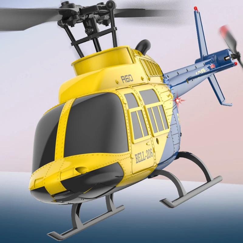 

A60 RC Самолет Вертолет 2,4G 6-Aixs Гироскоп 6-канальный Удержание высоты Оптический поток BELL 206 МИНИ-вертолет с дистанционным управлением Игрушки для