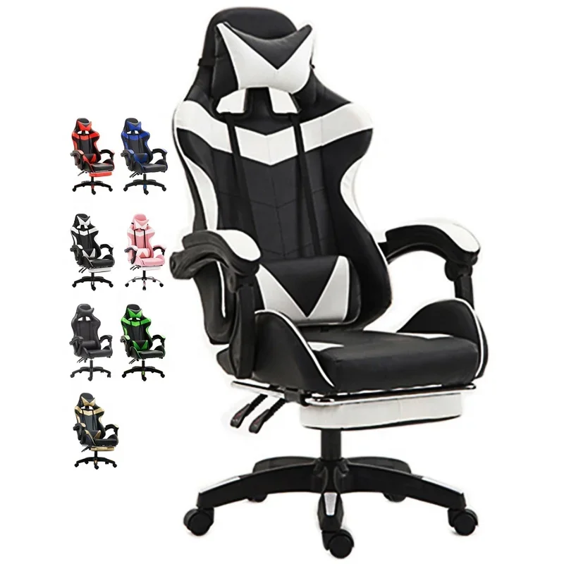 Esport Gaming Chair White Cheaper Video Game Chair Manufacturers High Back Ergonomic Computer Racing Office Chair