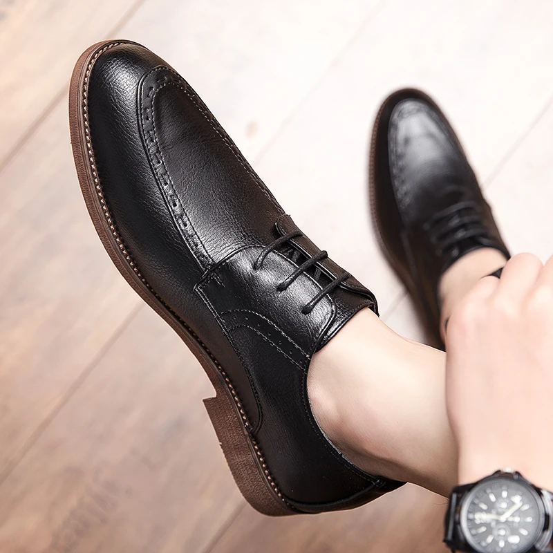 

Men Loafers Soft Moccasins Man High Quality Casual Leather Shoes Men Business Formal Shoes Big Size 47