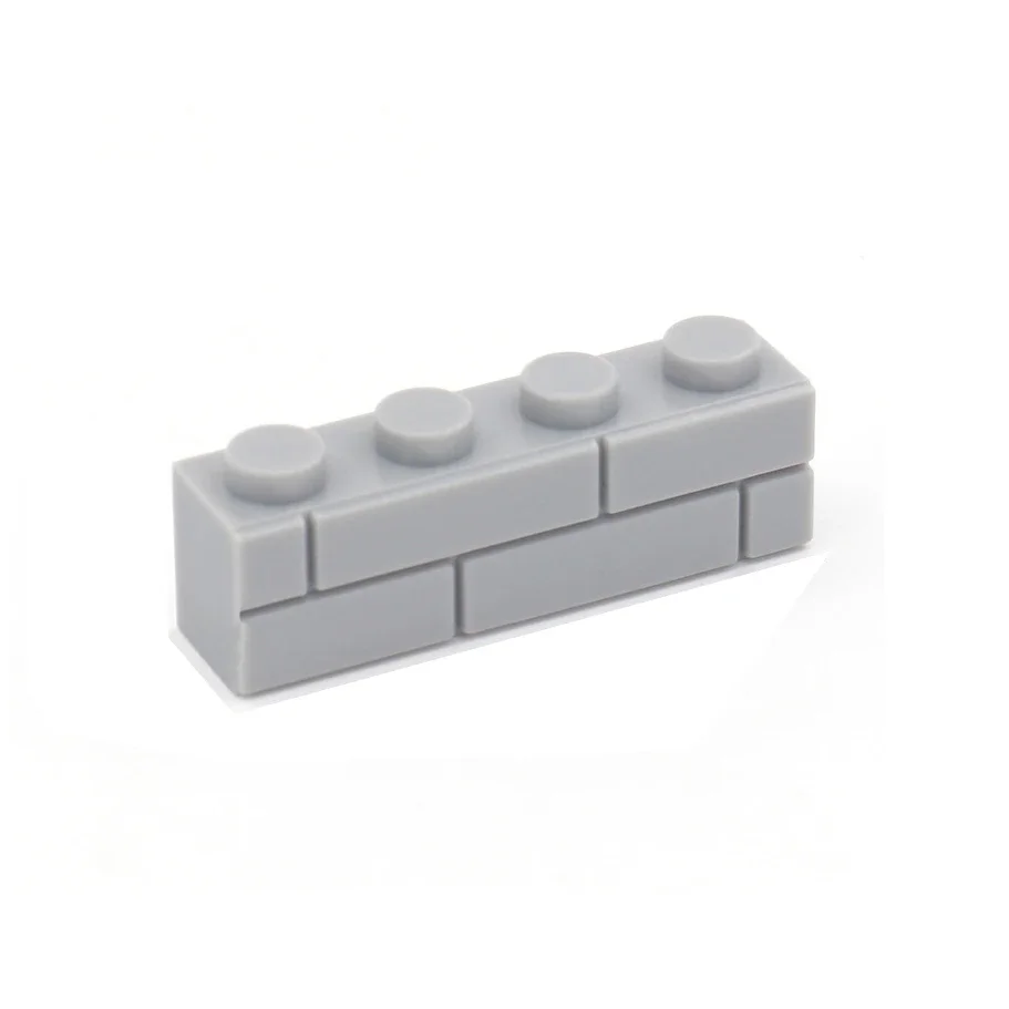 

50PCS lot DIY Building Blocks Thick wall Bricks 1x4 Dots Educational Creative Size Compatible With brands Toys for Children