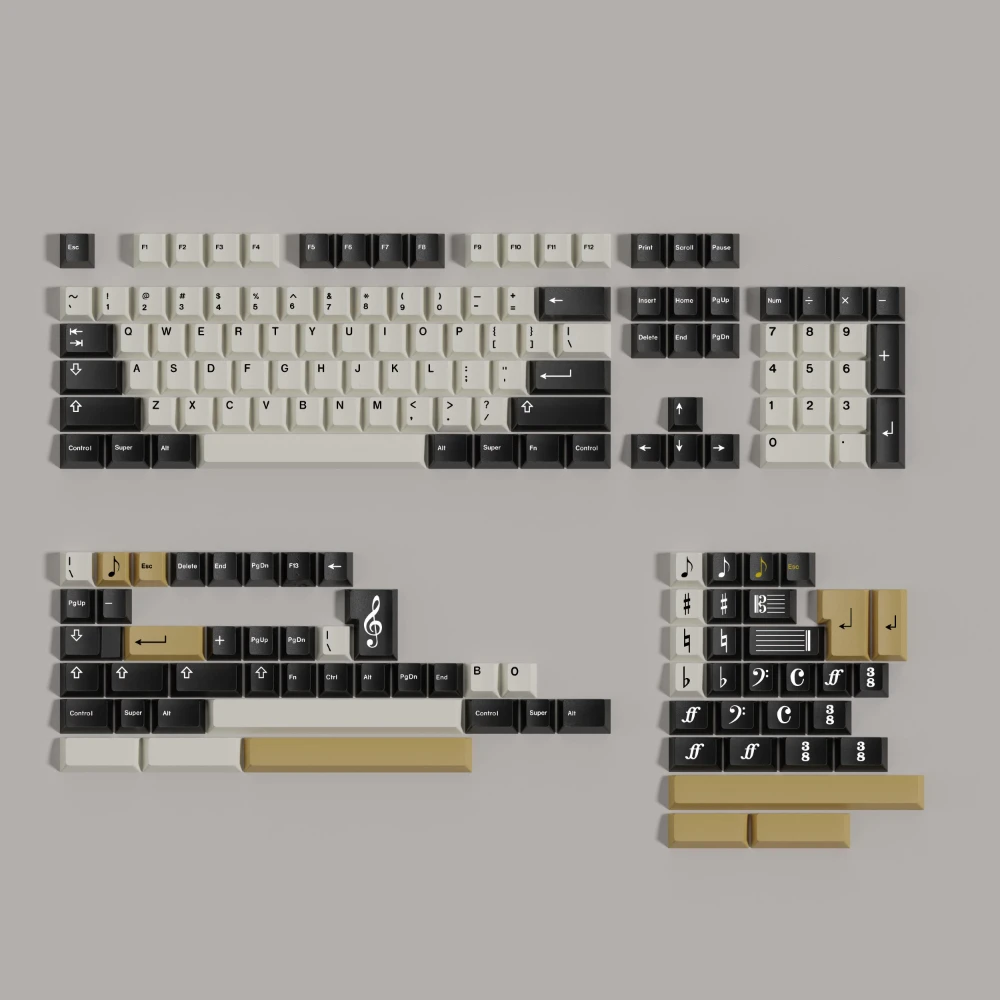 

Колпачки для клавиш GMK Maestro, колпачки для клавиш с вишневым профилем, сублимационная краска, колпачки для клавиш из ПБТ для механической клавиатуры MX, разделенный пробел 2,25U 2,75U