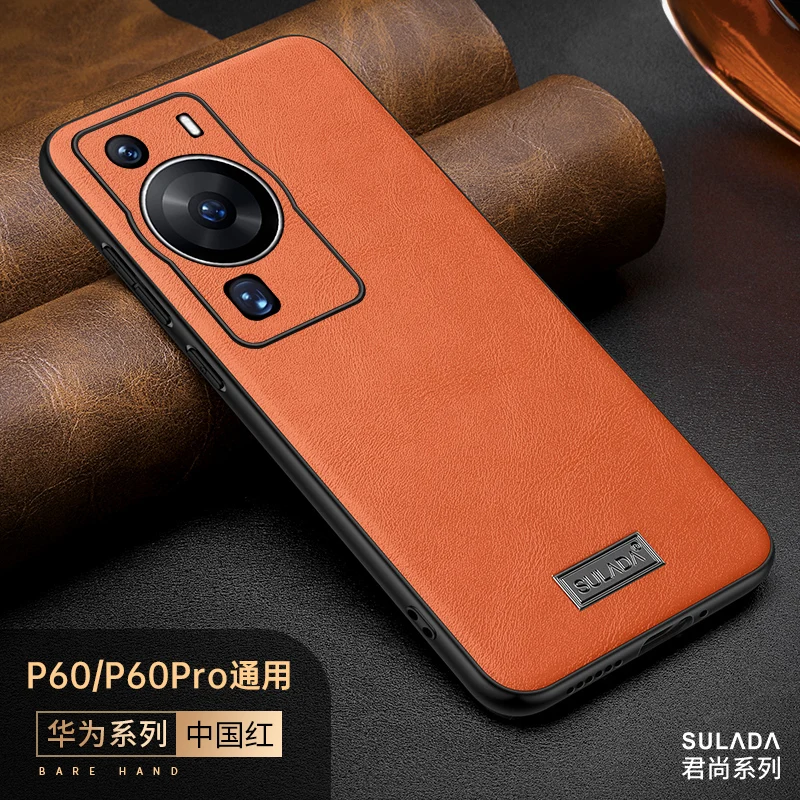 High end Brand For Huawei pura 60 art cover 60 pro Case Genuine Leather Phone Back Case For Huawei pura 50 pro pura 40 pro Shell