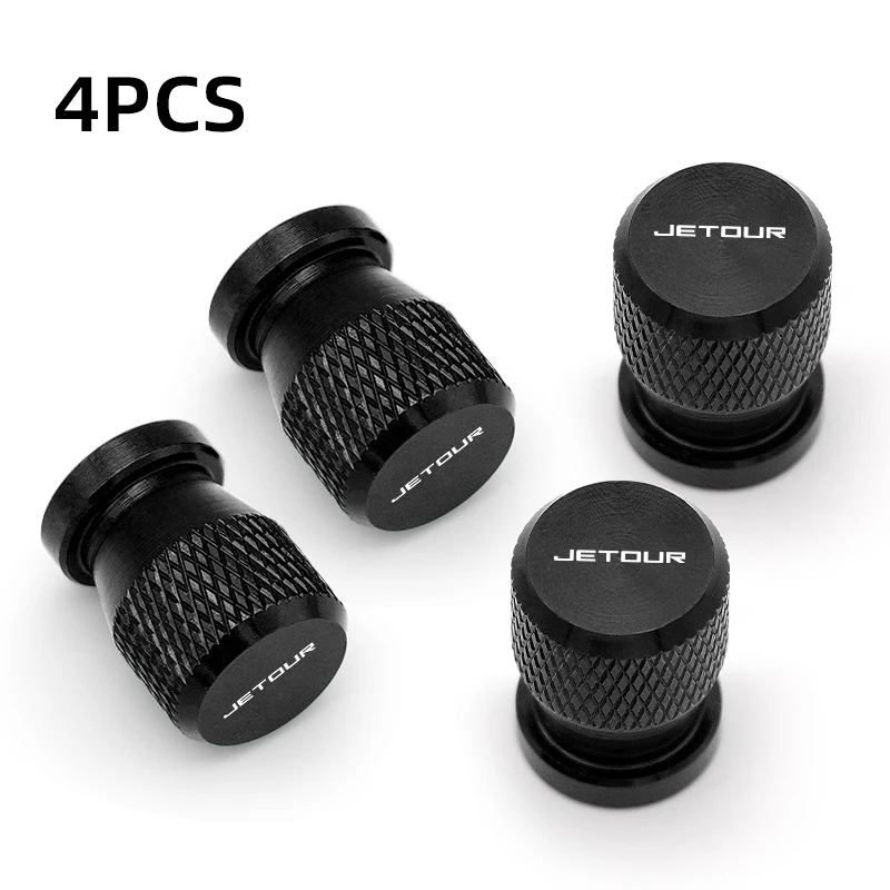 4 PCS Car Wheel Tire Valve Stem Cap Cover Aluminum, for Chery Jetour X70 X70SM X90 Plus X95 Dashing T2 T3c TRAVELER T-1