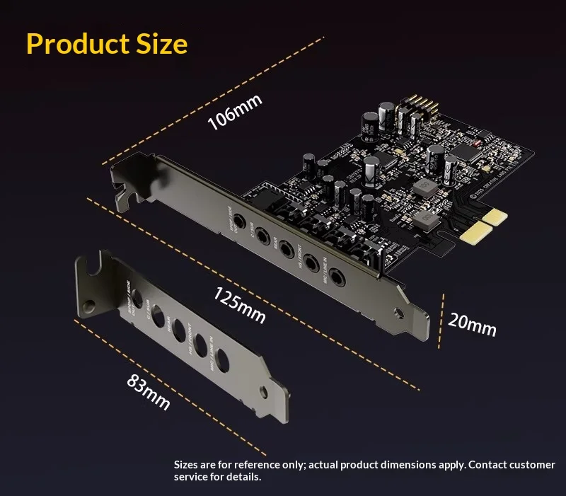 New Creative FX Pro 7.1 Built-in Sound Card Computer Dedicated Independent Professional Hi-Fi Audiophile Gaming Audio Gifts