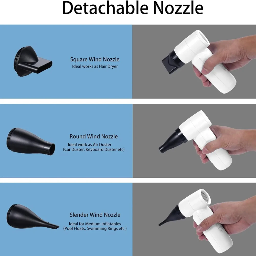 Portable Handheld Fan Power Travel Fan Mini Adjustable Turbo Violent Turbine  High-speed Personal Cooling Fan 4000mAh Battery