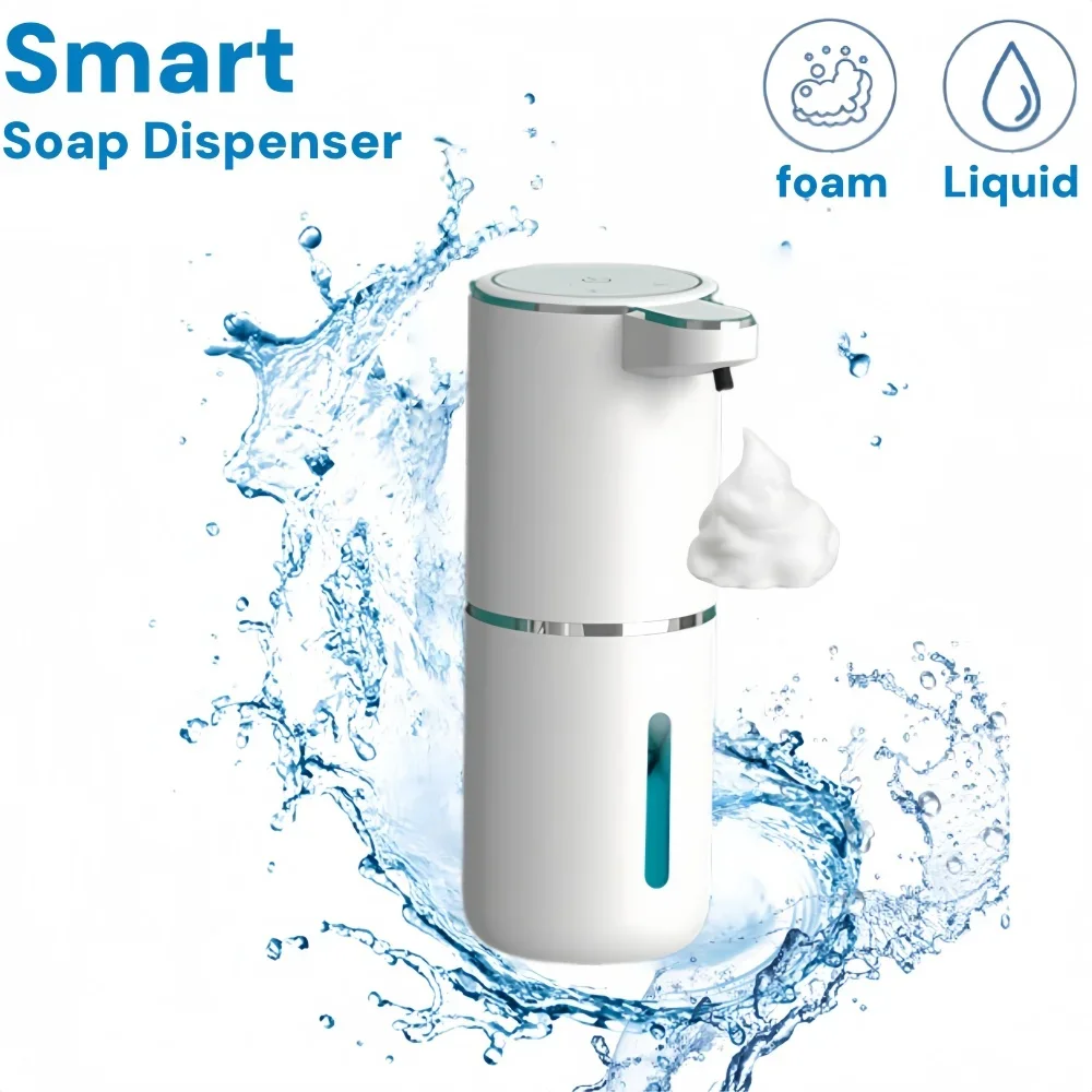 

Automatic Liquid/Foma Soap Dispenser, Touchless Electric Dispenser, USB Rechargeable with Infrared Sensor for Bathroom,Kitchen