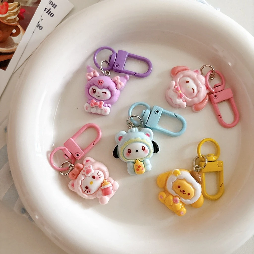 جديد لطيف الكرتون المفاتيح قلادة الطالب على ظهره ملحق بناتي القلب قلادة الهاتف المحمول، أفضل صديق هدية #3