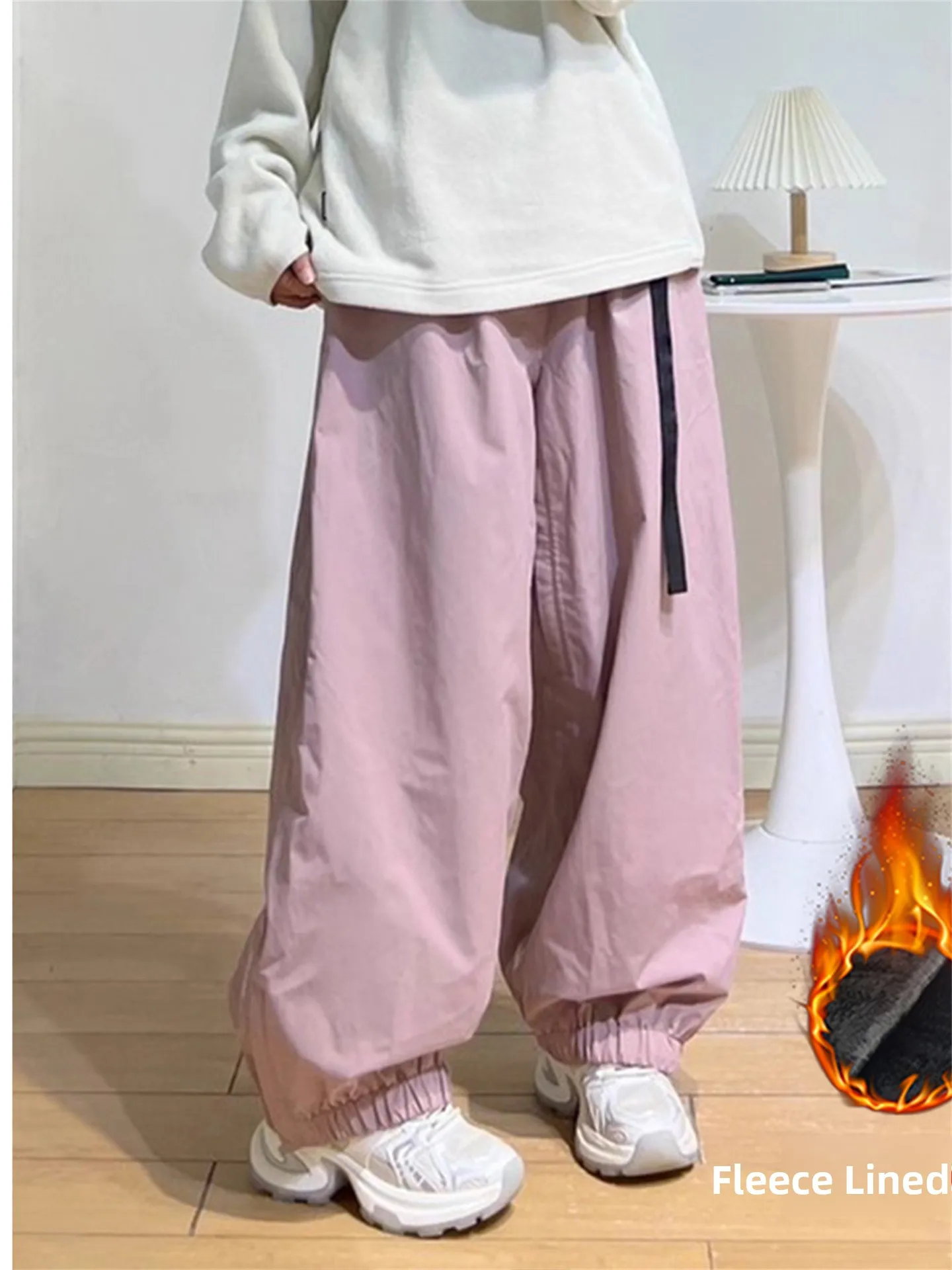 

Men's And Women's Winter Fce Lined Snowboard Pants Tapered Cold Proof Heavy Du American Profional Water Resistant War...