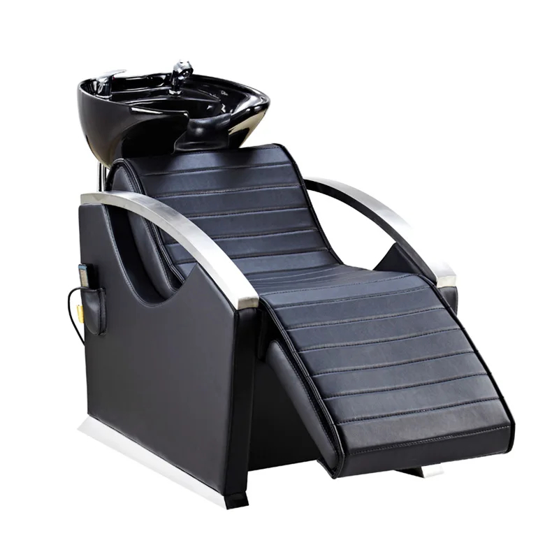 Sitting Extended Shampoo Bed Thai Water Circulation Shampoo Basin Moxibustion Massage