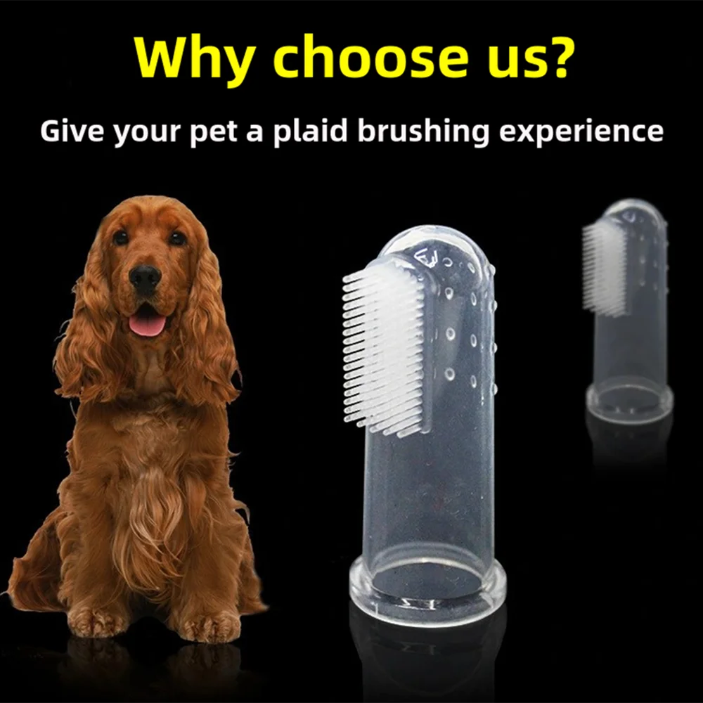 

Pet Silicone Finger Cots Toothbrush Cats Dogs Brushing Finger Cots Pet Teeth Oral Cleaning Products In Addition Perros