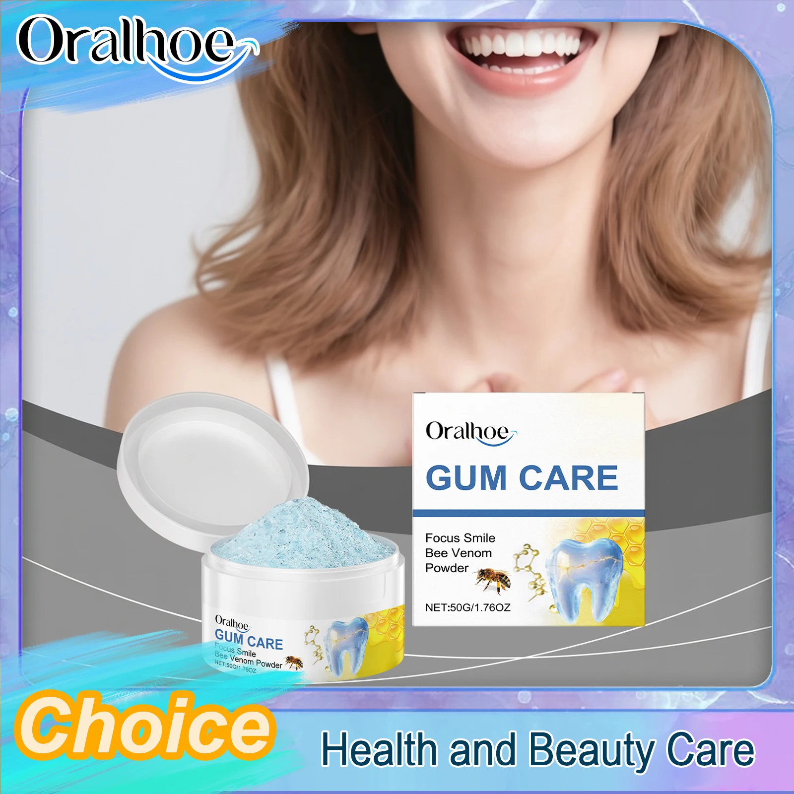 Whitening Tooth Powder Relieve Gum Recession Reduce Swelling And Get Rid Of Plaque Cavities Make Teeth Whiter Fresh Breath New