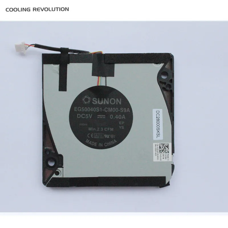 

New Original Laptop CPU Cooling Fan For DELL Latitude 9420 2-in-1 EG50040S1-CM00-S9A DC5V 0.40A Min.2.3 CFM DC28000SKSL 0VGJW5