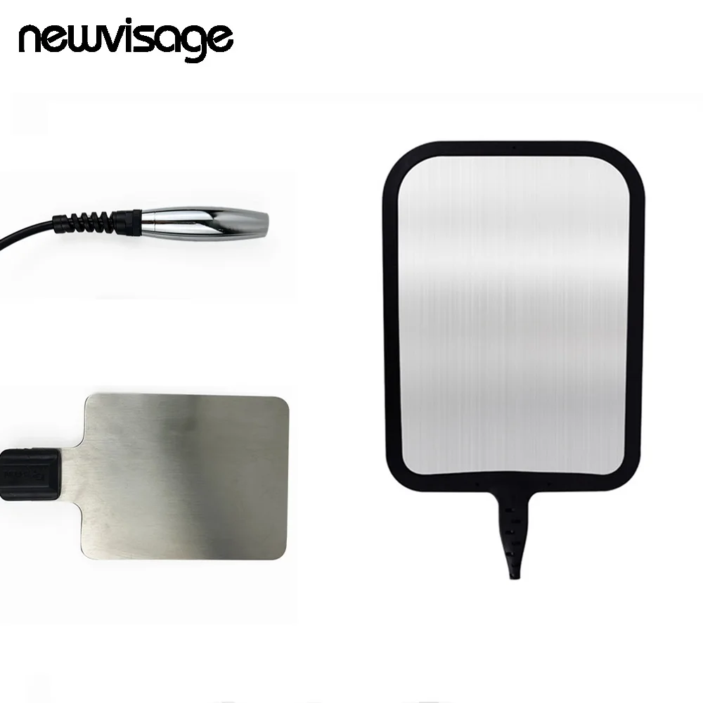 Almohadilla de puesta a tierra, placa de tierra, varita negativa para energía electromagnética monopolar, máquina de calefacción para masaje Facial y cuerpo