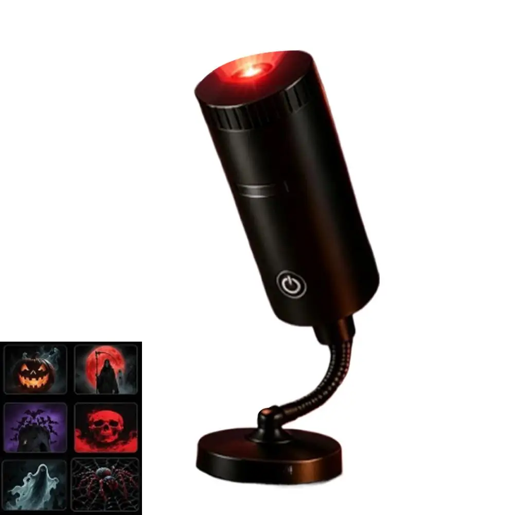 HD Star Projector Halloween 6-Disc Set USB Projection Light Perfect for Bedrooms, Parties & Ghost House Displays